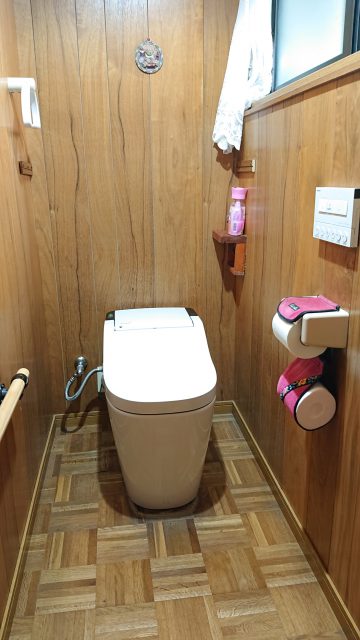 姫路市書写　T様邸　トイレのホースから水漏れ